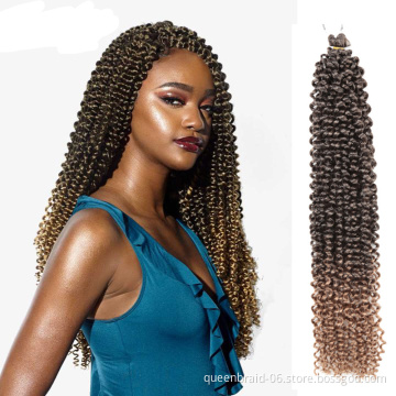 Crochet Ombre Water Wave Bundles Synthetic Braiding Hair Extensionspassion twist hair